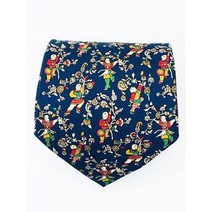 Rare Salvatore Ferragamo Asian Dancer Silk Tie 61"